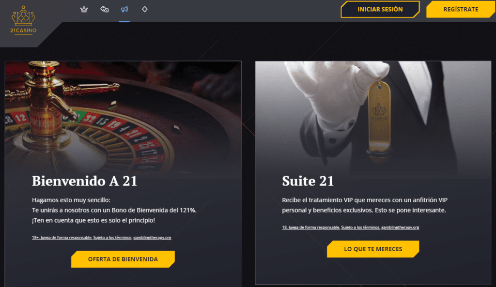 21Casino Online Casino Bonus