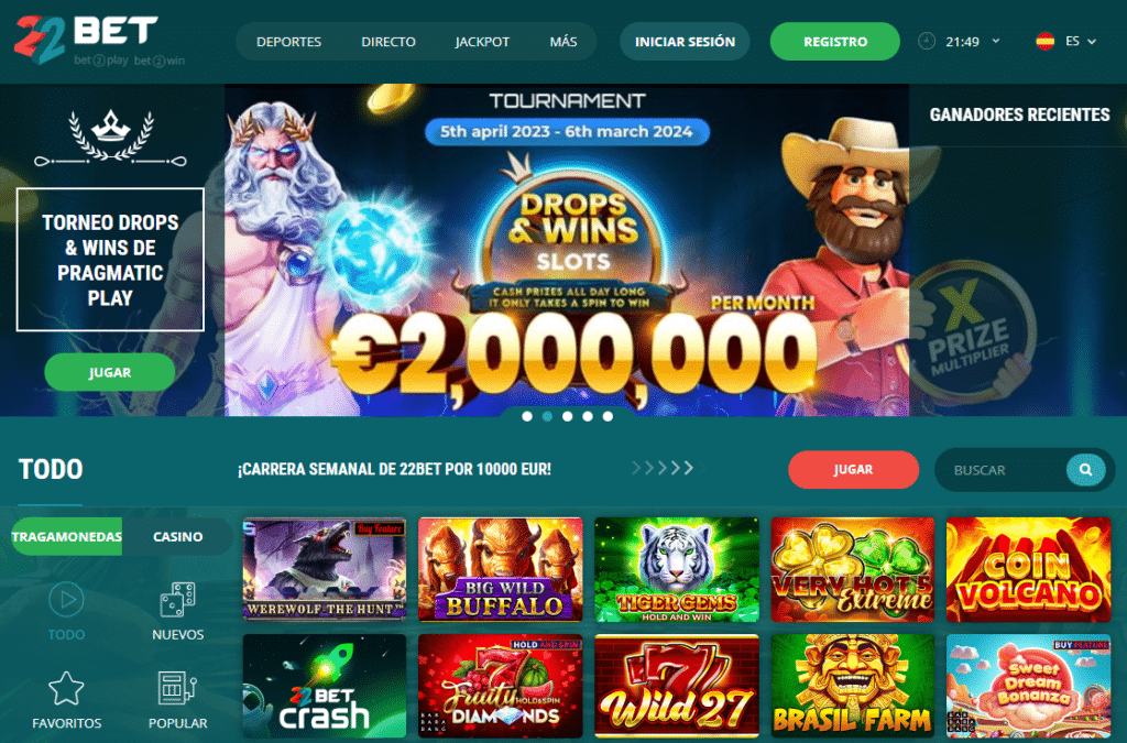 22Bet Online Casino