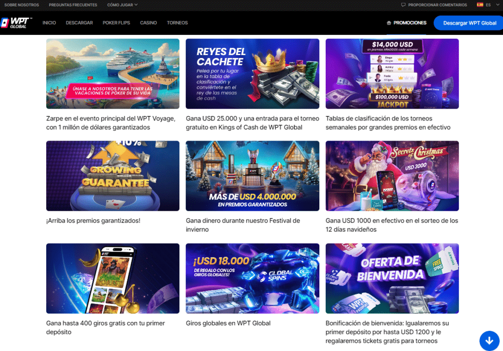 WPT Global Online Casino Bonus