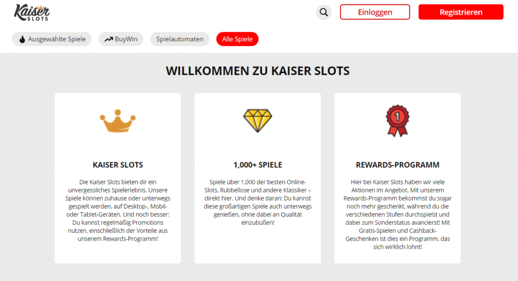 Kaiser Slots Online Casino