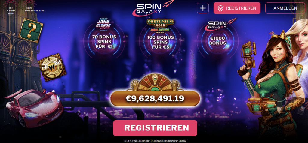 Spin Galaxy Online Casino