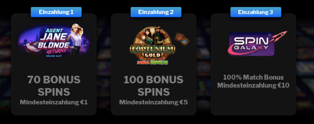Spin Galaxy Online Casino Bonus
