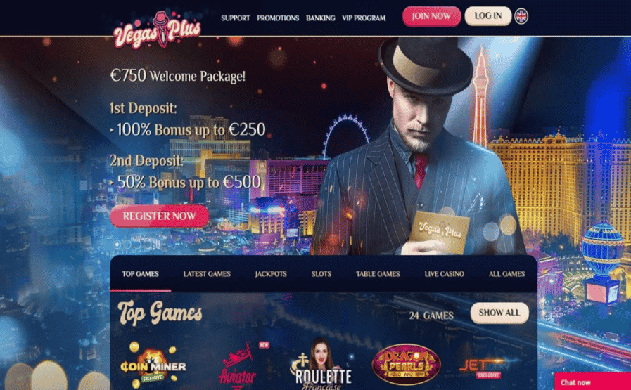 Vegas Plus Casino Screenshot