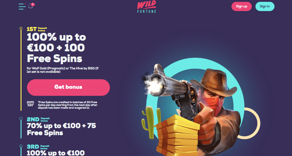 Wild Fortune Online Casino Bonus