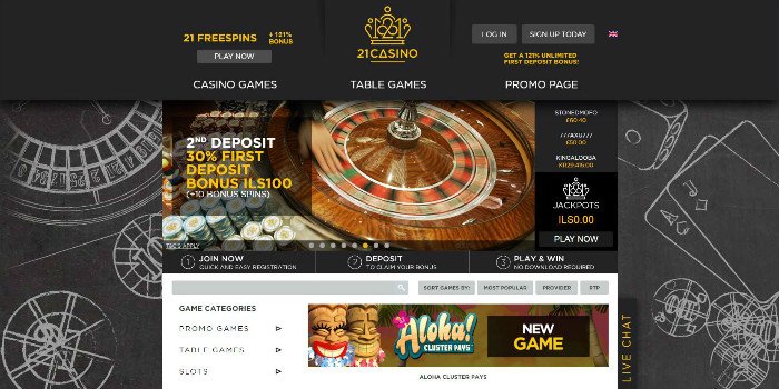 21 casino screenshot