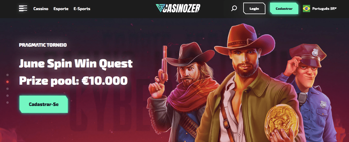 casinozer online casino screenshot