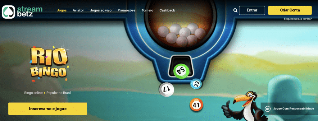 streambetz online casino bonus screenshot