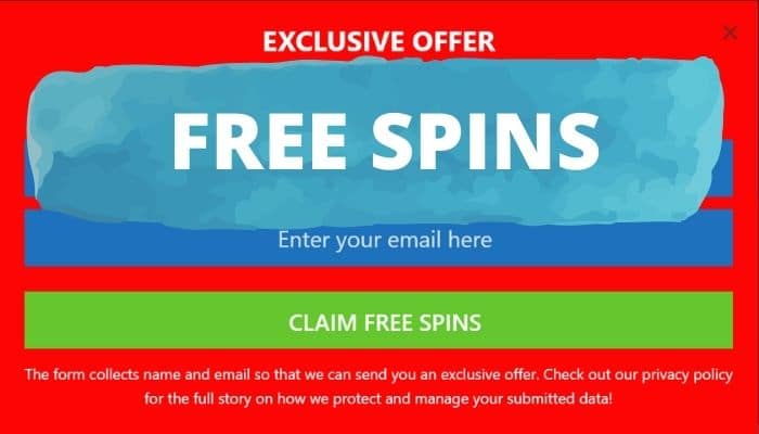 Collect your free spins