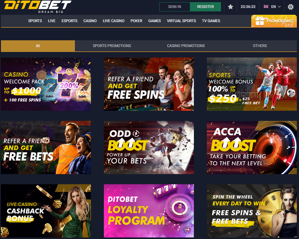 Ditobet Online Casino Bonus