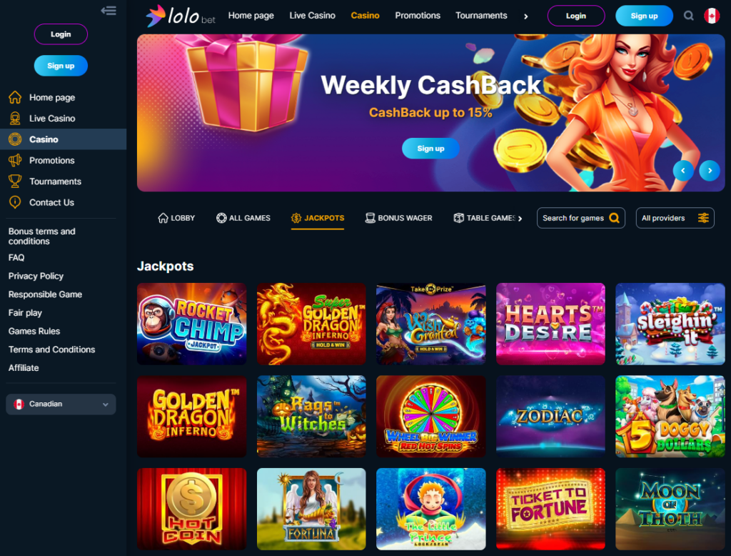 Lolobet Online Casino Bonus
