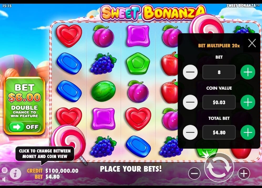 Sweet Bonanza No Deposit Bonus