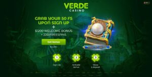 Verde Casino No Deposit Free Spins