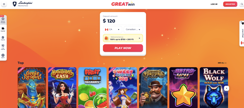greatwin online casino 