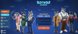 slotwolf casino screenshot