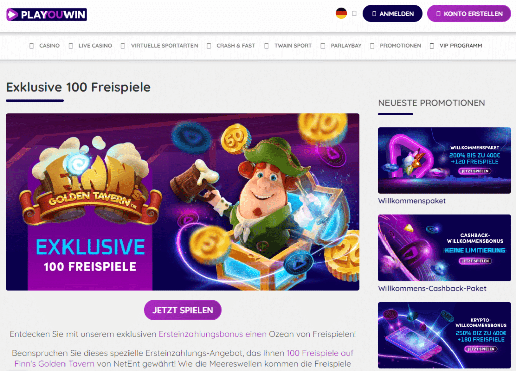 Playouwin Online Casino Bonus