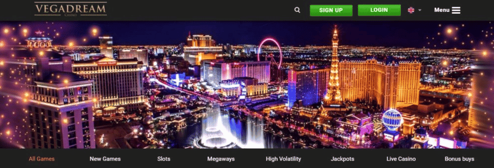 Vegadream Casino Screenshot