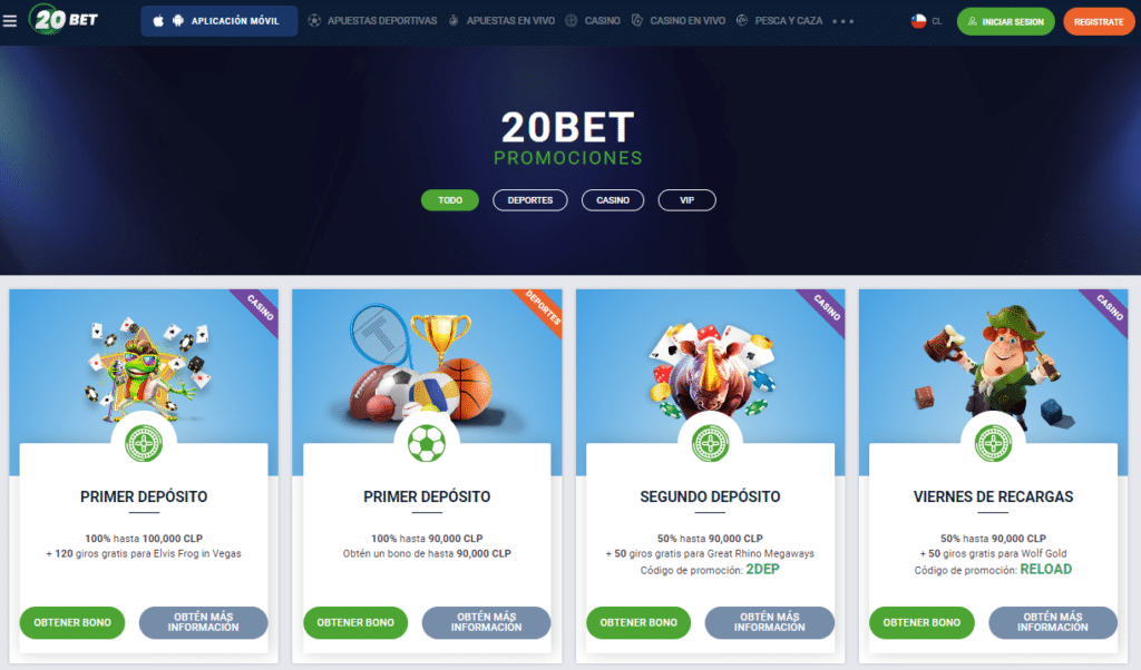 20Bet Online Casino Bonus