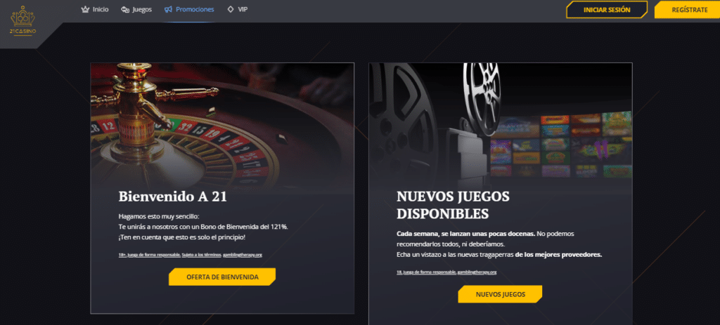 21 Casino Online Bonus