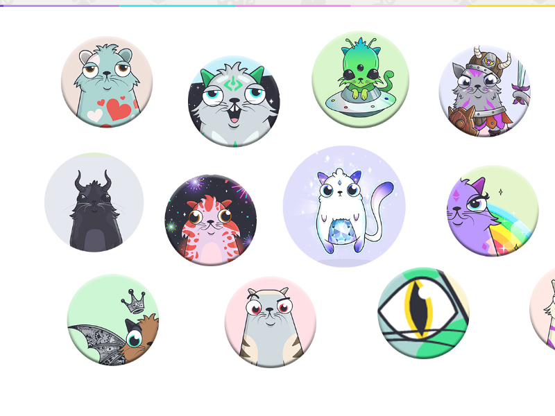 CryptoKitties helps to buy and sell virtual cats even players can create collections & earn rewards