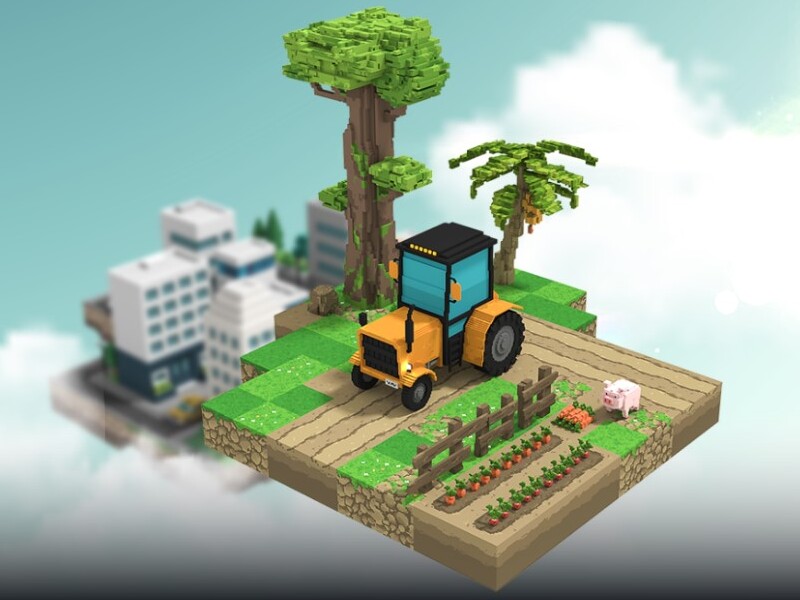 The Sandbox is a virtual gaming world where players can build their community and sell virtual land. 