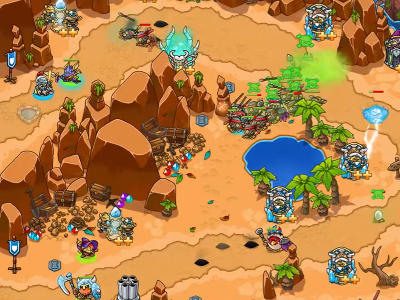 Be excited with crazy kings action-packed Tower Defense game