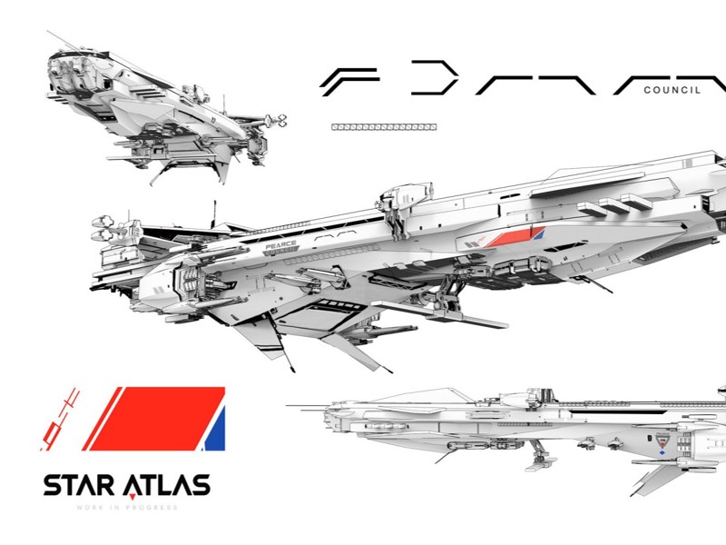 Star Atlas spaceship - official screenshot