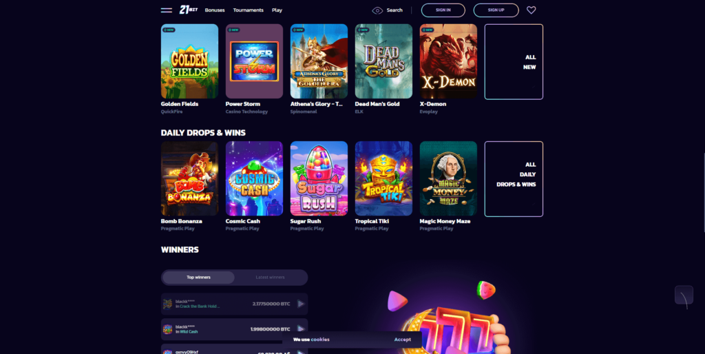 21Bit Neueste Online Casino No Deposit