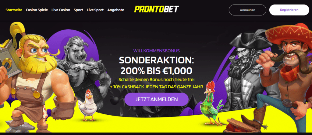 ProntoBet Online Casino