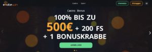 excitewin online casino lobby screenshot