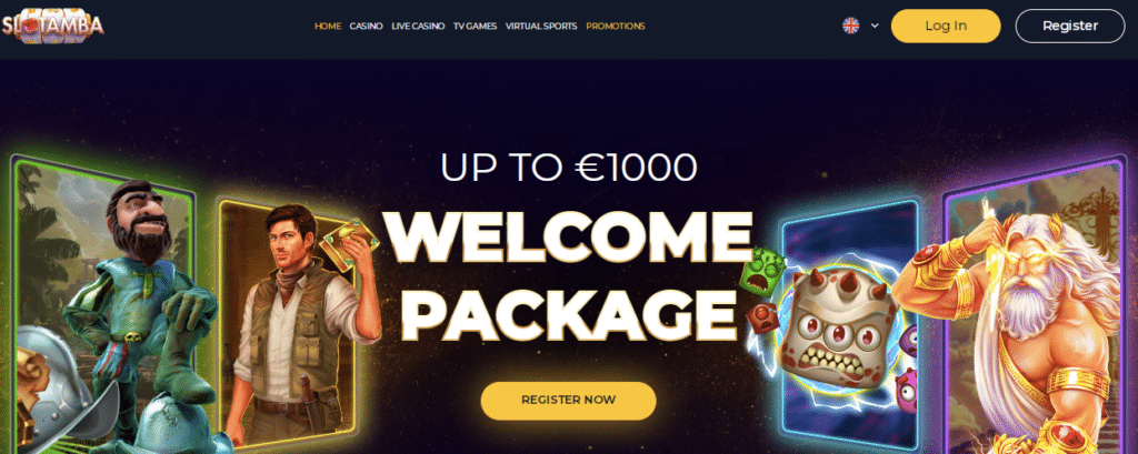 slotamba online casino lobby screenshot