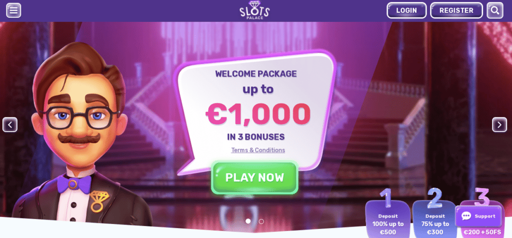slotspalace casino screenshot