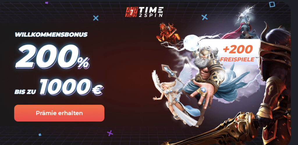 Time2Spin Casino Bonus