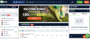 20bet online casino lobby screenshot