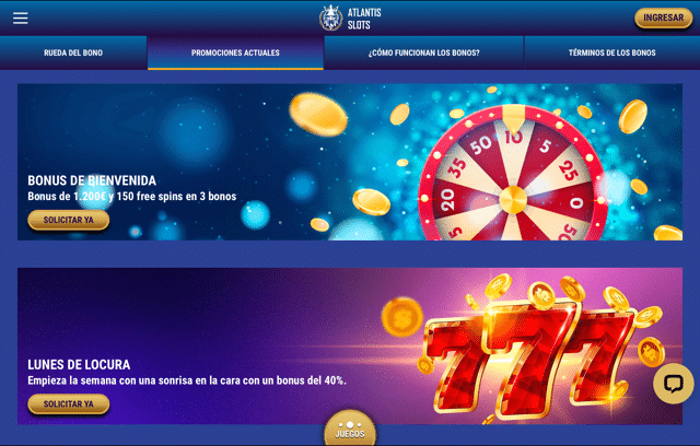 Atlantis Slots Online Casino Bonus