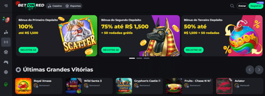 BetOnRed Online Casino Bonus
