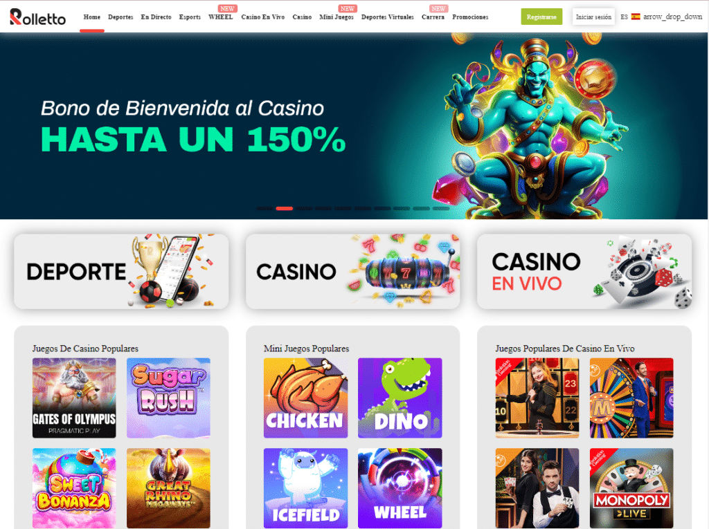 Rolletto Online Casino