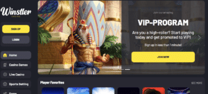 winstler online casino lobby screenshot ES