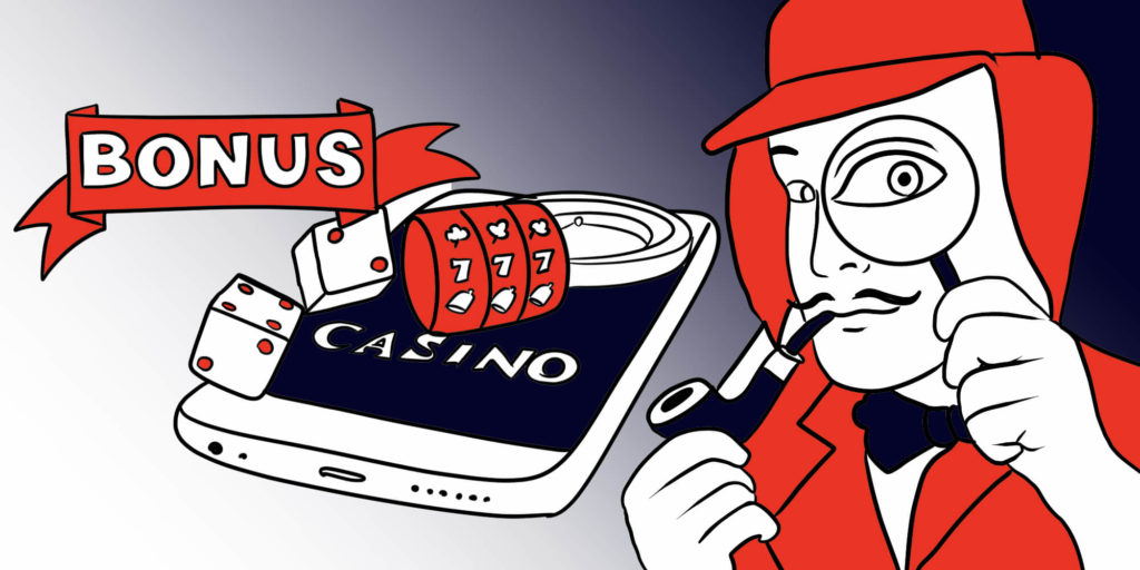 Teléfono móvil que muestra un bono de casino