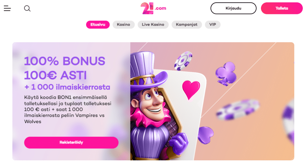 21com Online Casino