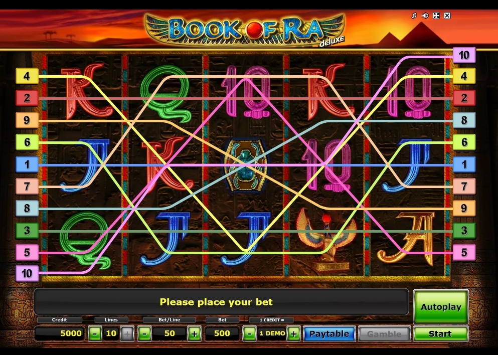book of ra screenshot