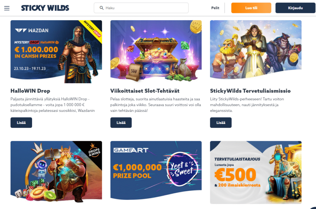 StickyWilds Online Casino Bonus