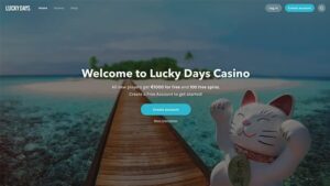 Lucky Days Casino Lobby Screenshot