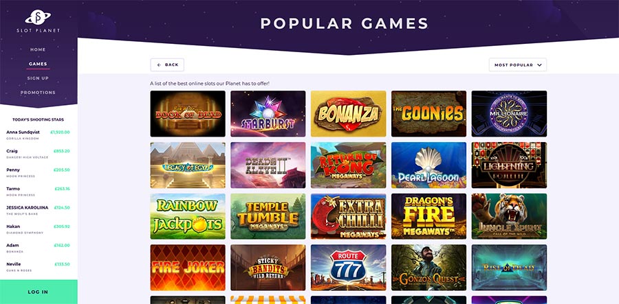 slot planet games screenshot