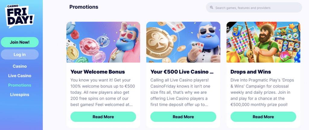 Casino Friday Online Casino Bonus