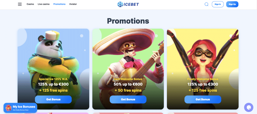 icebet online casino bonus
