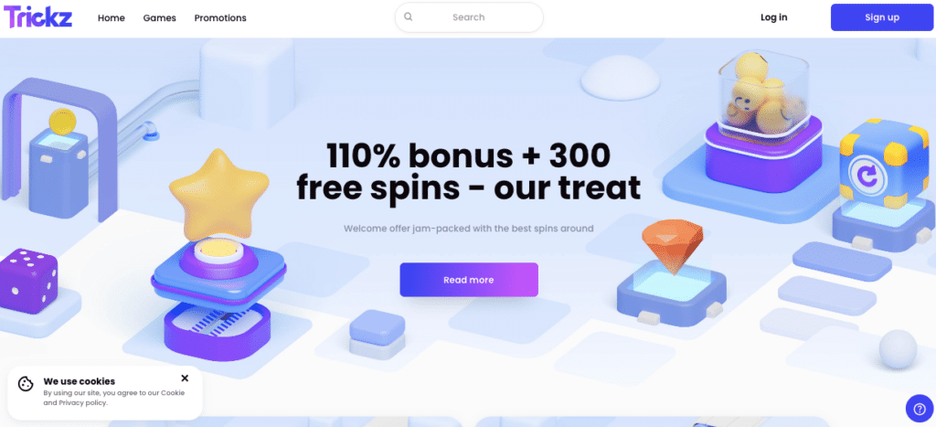 trickz online casino bonus