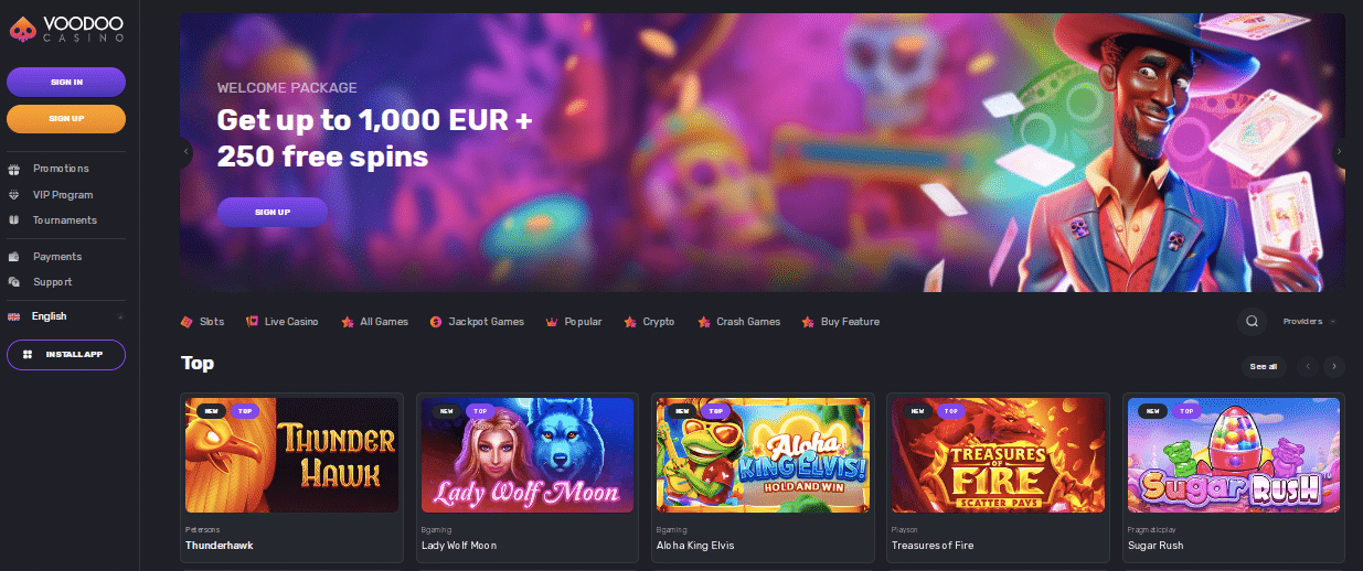 voodoo online casino