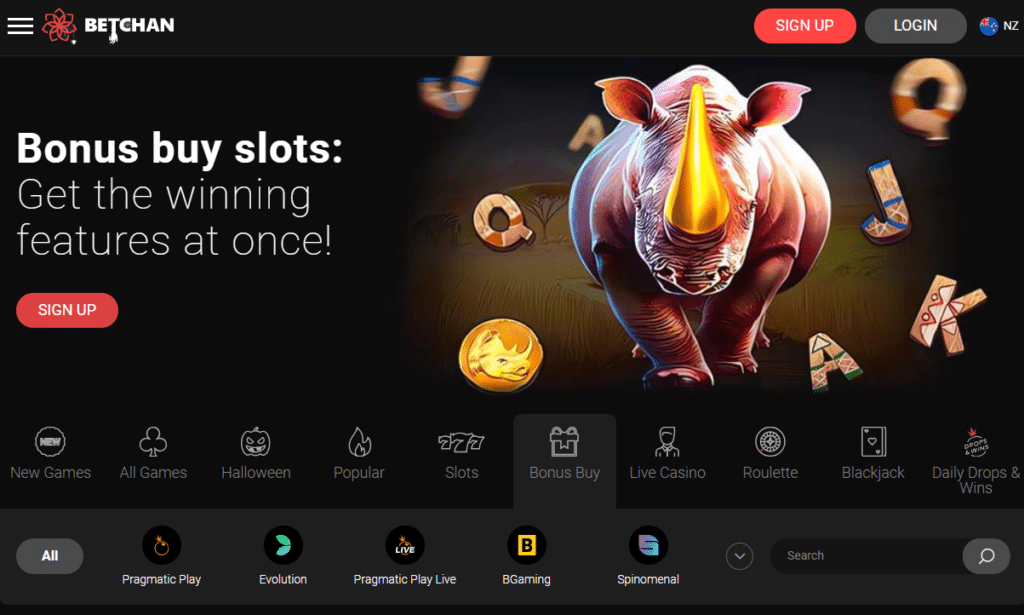 BetChan Online Casino Bonus