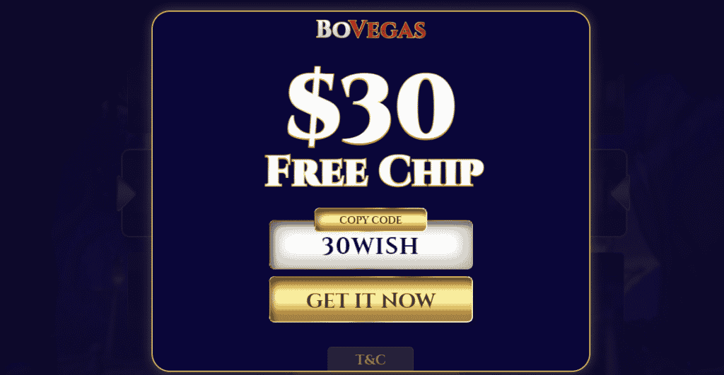 BoVegas Casino Screenshot