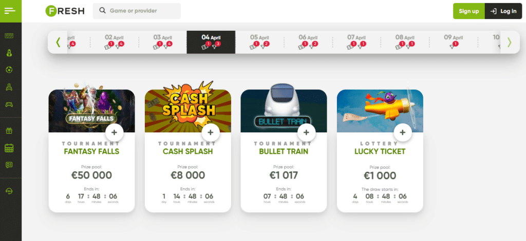 Fresh Online Casino Bonus